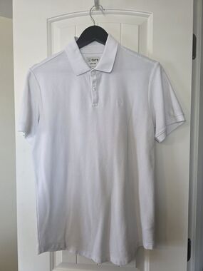 Cuts Clothing Men's Prestige Polo Curve Hem 100% Pima Cotton Shirt